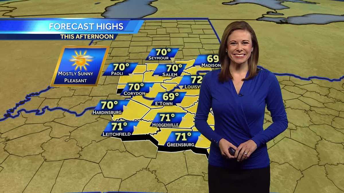 Mostly Sunny and Pleasant This Afternoon