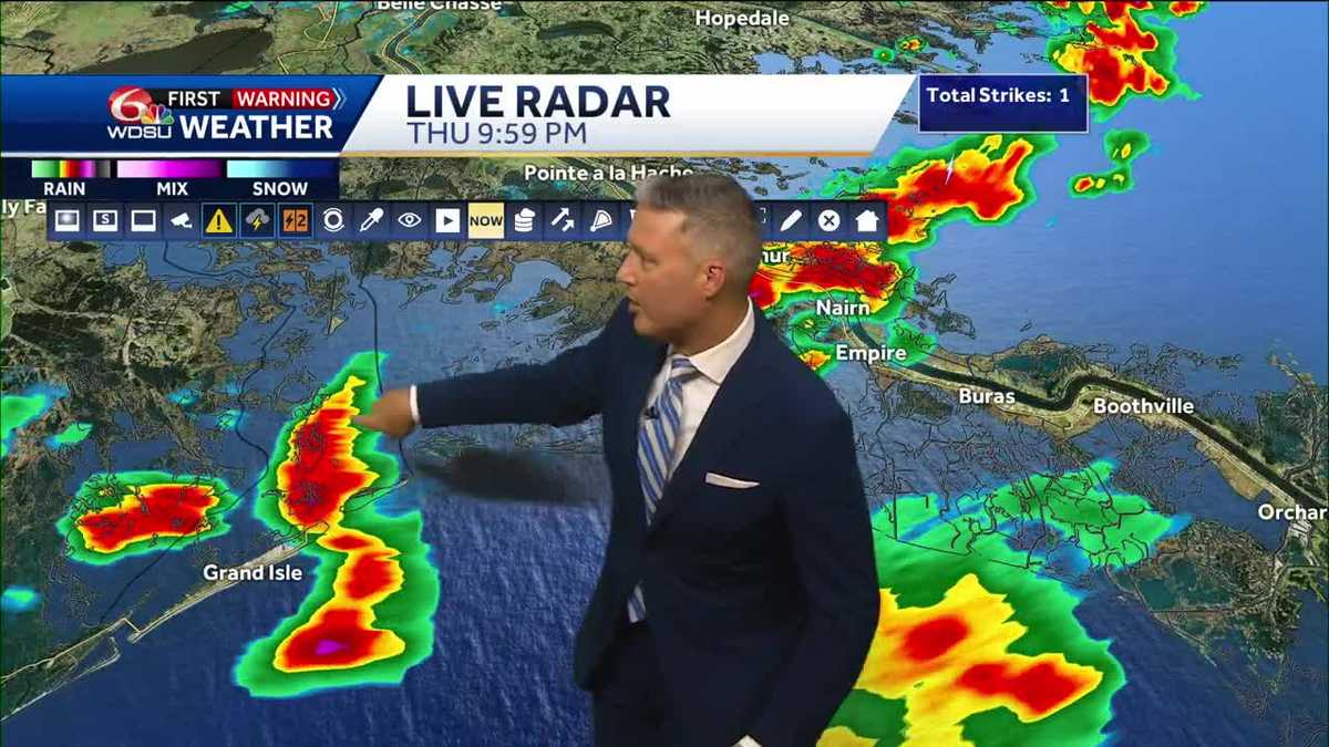 New Orleans weather forecast when will it rain how hot will it be