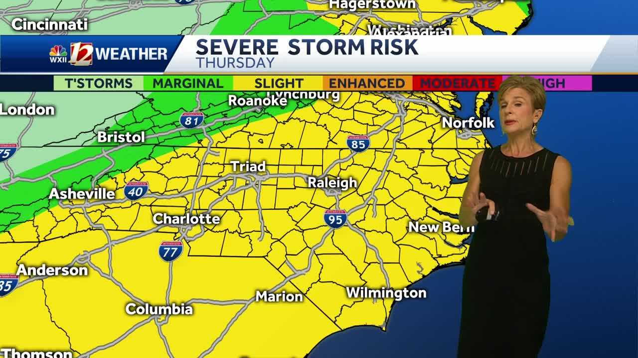 WATCH: Severe Storms Possible Thursday Afternoon