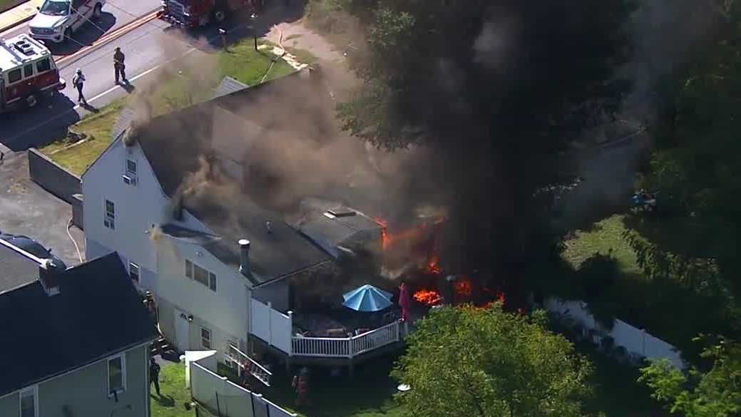 Baltimore County house fire causes extensive damage