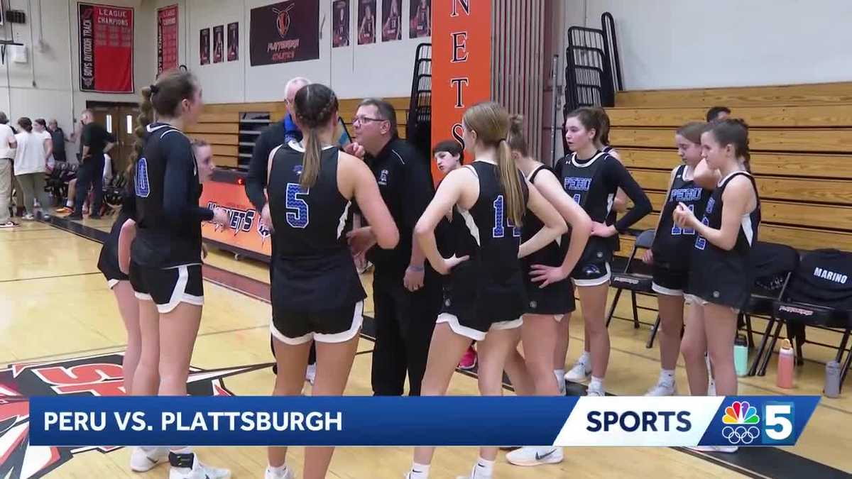 Peru girls' basketball defeats Plattsburgh, 51-32