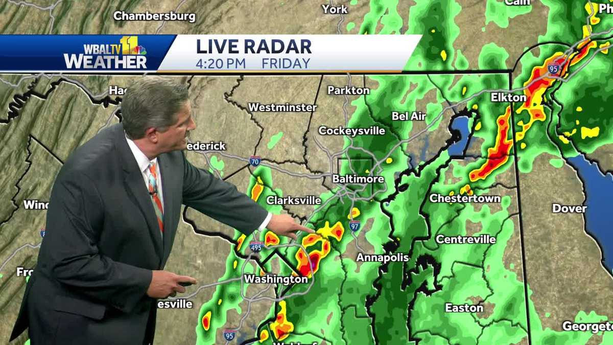 Rain continues Friday, more scattered this weekend