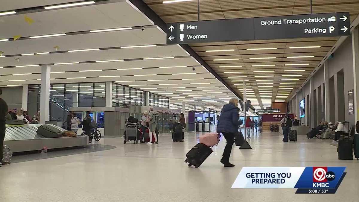 Tips for travelers as Kansas City International Airport gears up for busy holiday travel period