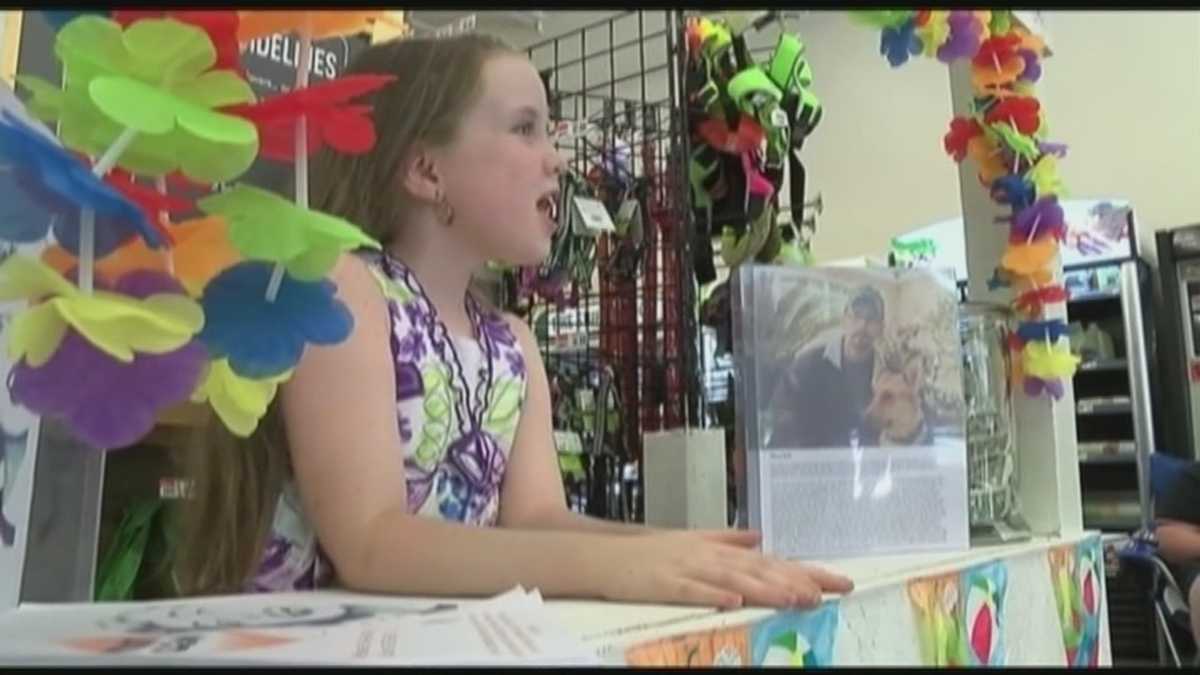 Lemonade Stand Helps Vet Dog