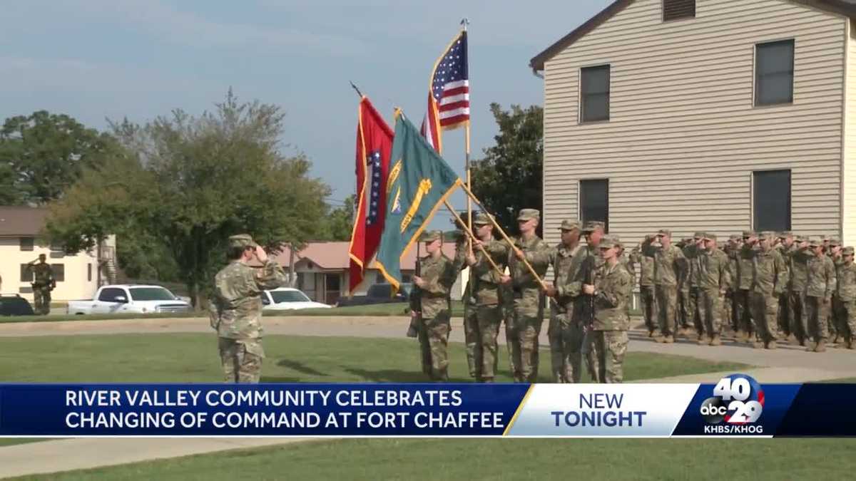 New commander takes charge at Fort Chaffee