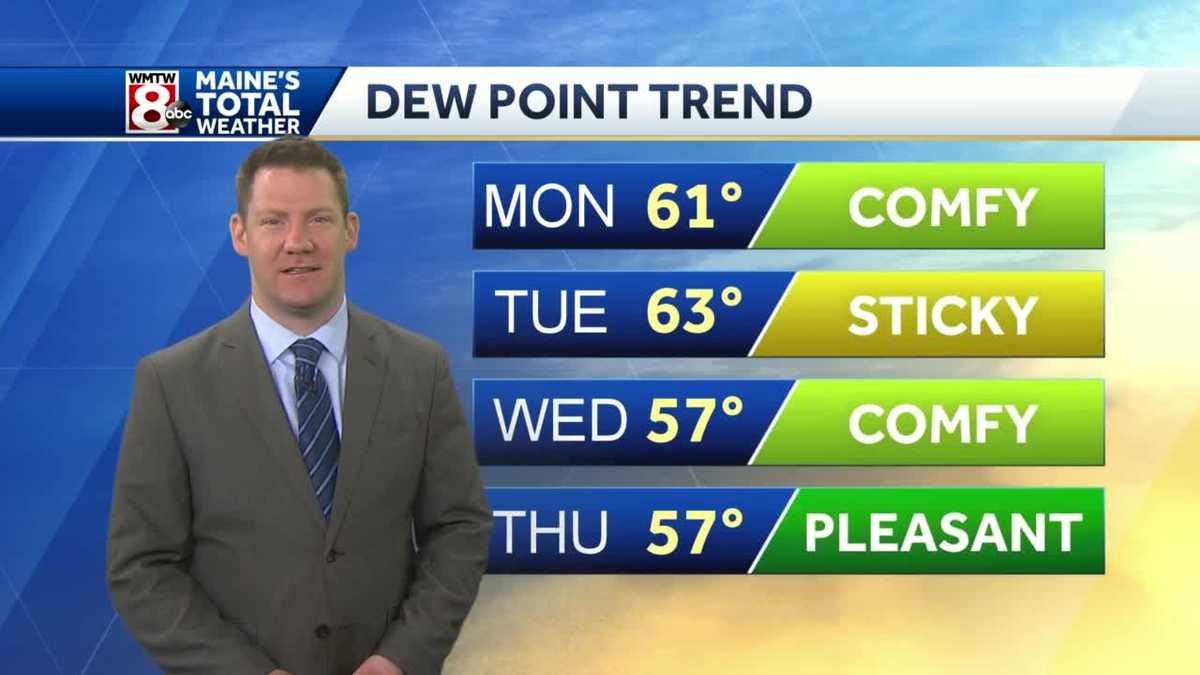 Heavy Rain Spreads Across Maine Tonight