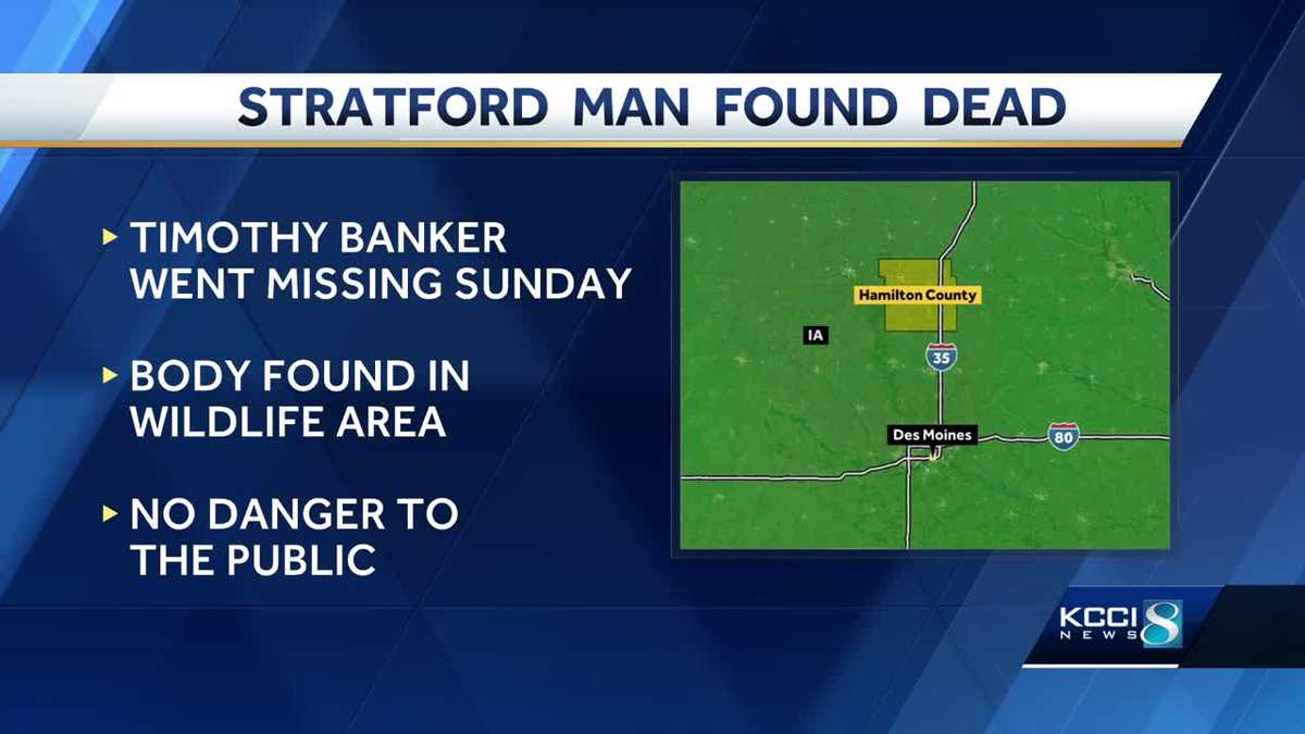 Stratford, Iowa man found dead in wildlife area