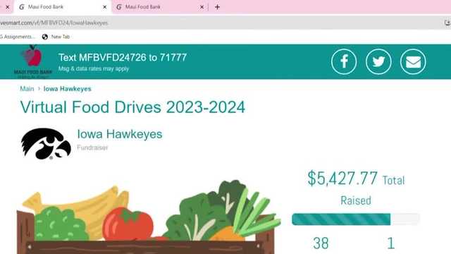 Iowa wrestler helps her Hawaii hometown that was affected by devastating wildfires with a donation drive - Vimarsana News