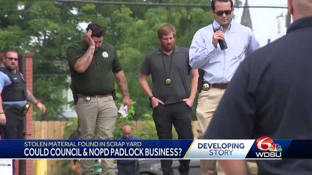 New Orleans Helena Moreno scrapyard shut down padlock ordnance - Vimarsana News