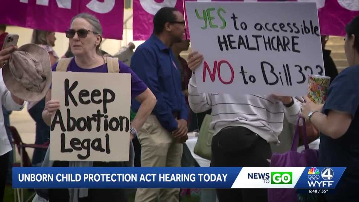 Hearing for South Carolina's Unborn Child Protection Act draws attention amid controversy