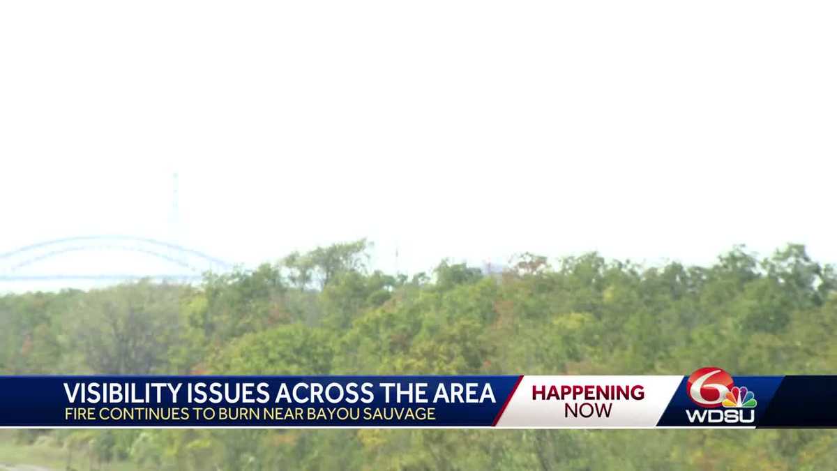 The smell of area fires returns to New Orleans with heavy smoke