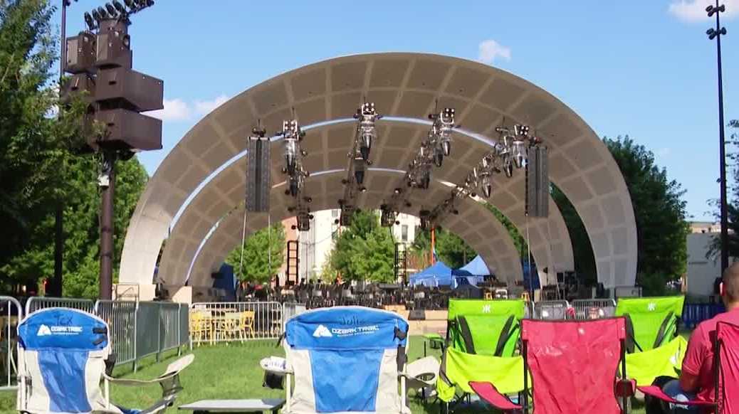 Crowds show up for postponed Omaha Riverfront's Independence Day country performance