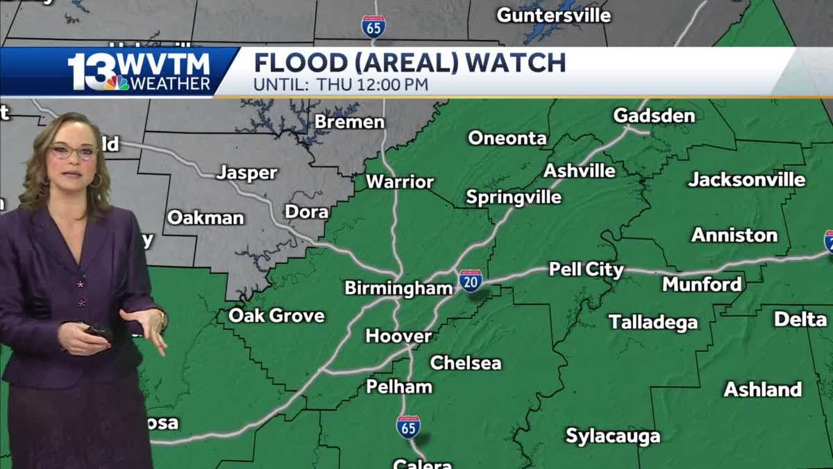 Alabama severe weather forecast storms, rain December 2021