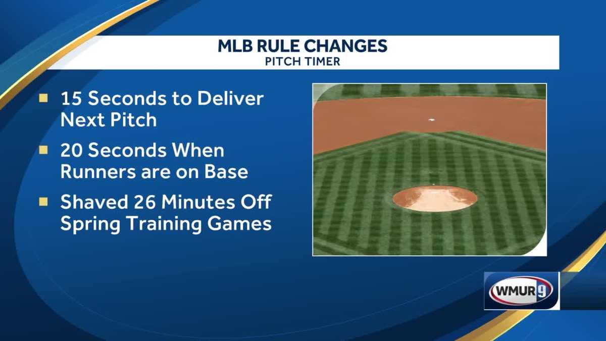 New baseball rules for 2023 include pitch timer, larger bases