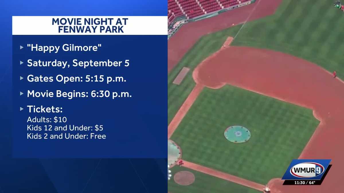 Movie night comes back to Fenway Park with 'Happy Gilmore'