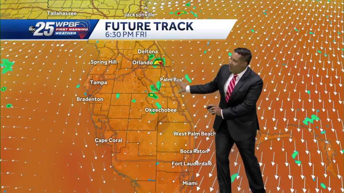 Warm and mostly dry the next few days