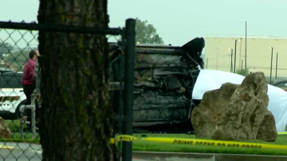 2 die at Travis Air Force Base after pursuit, fiery crash, officials say