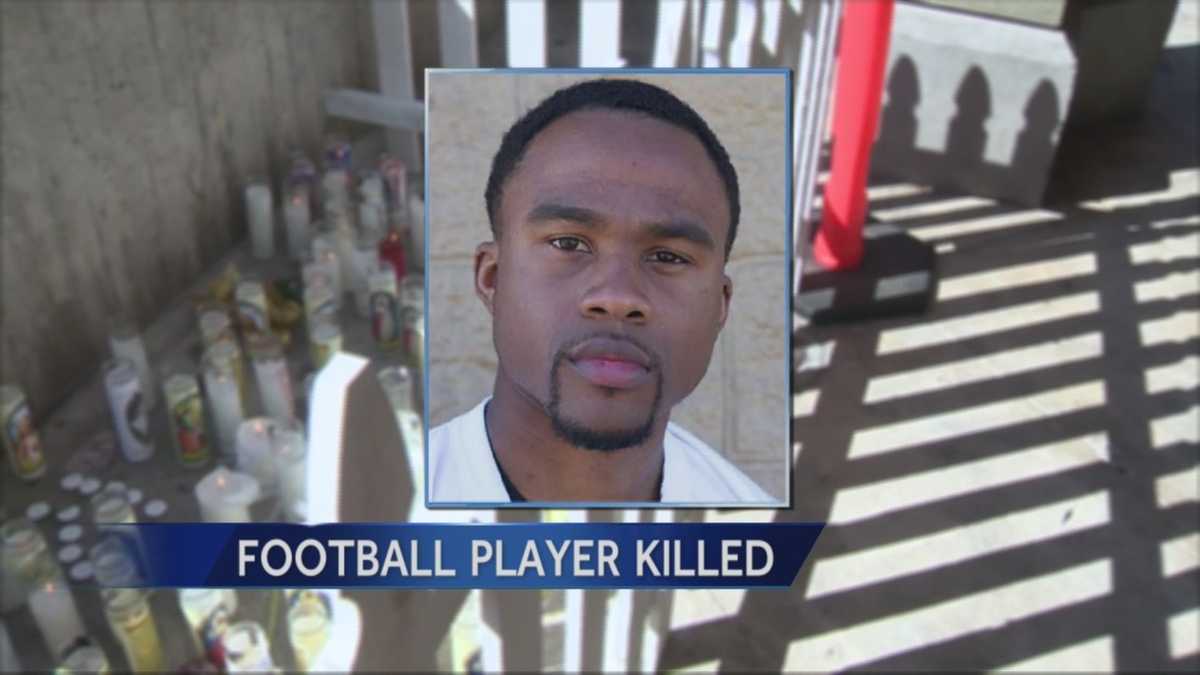 Football player shot, killed outside Stockton bar