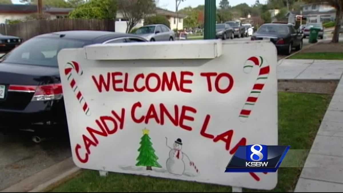 Candy Cane Lane opens in Pacific Grove after rain delay