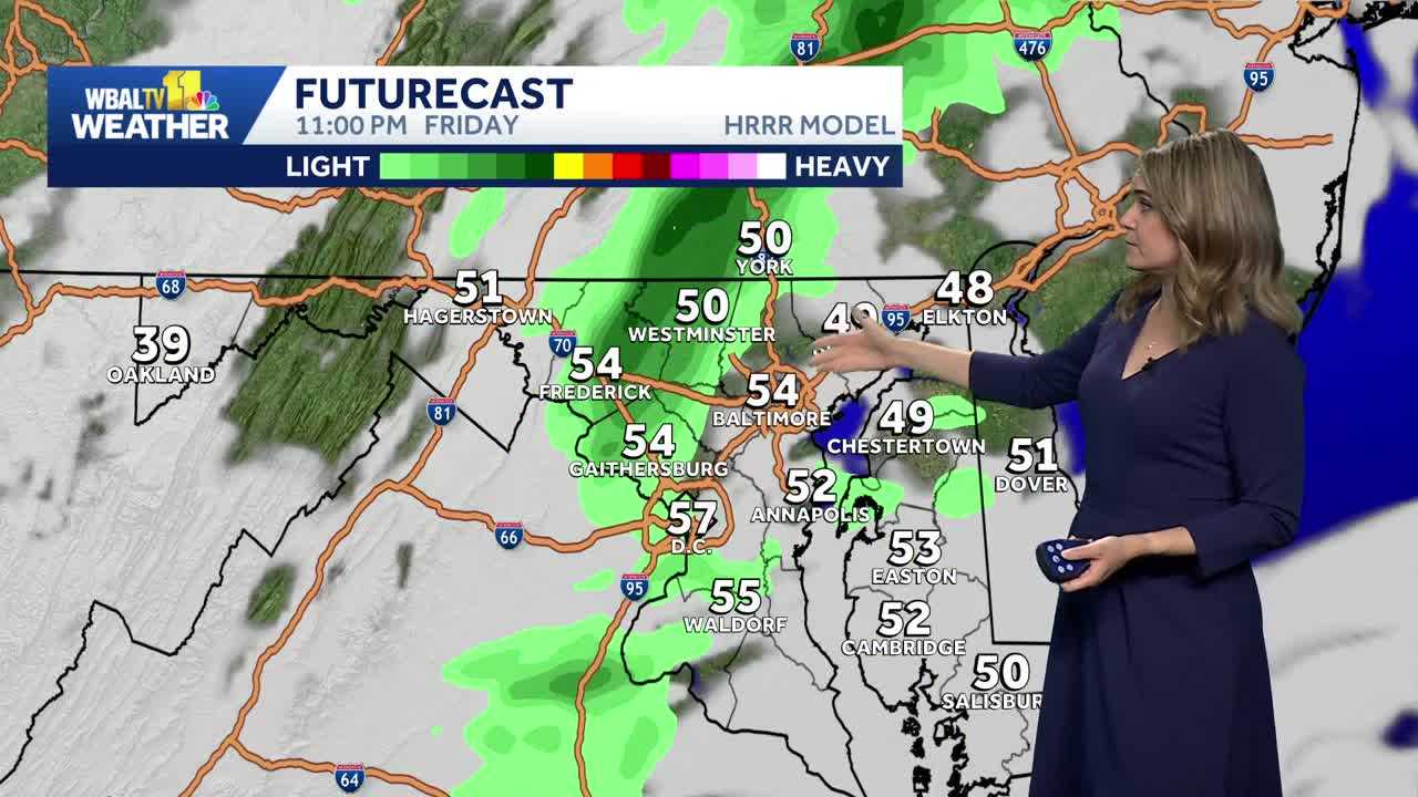 Chilly this weekend before for a warm up next week in Maryland