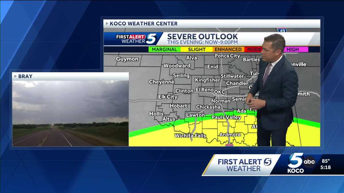 TIMELINE: Risk for severe storm with low tornado threat returns