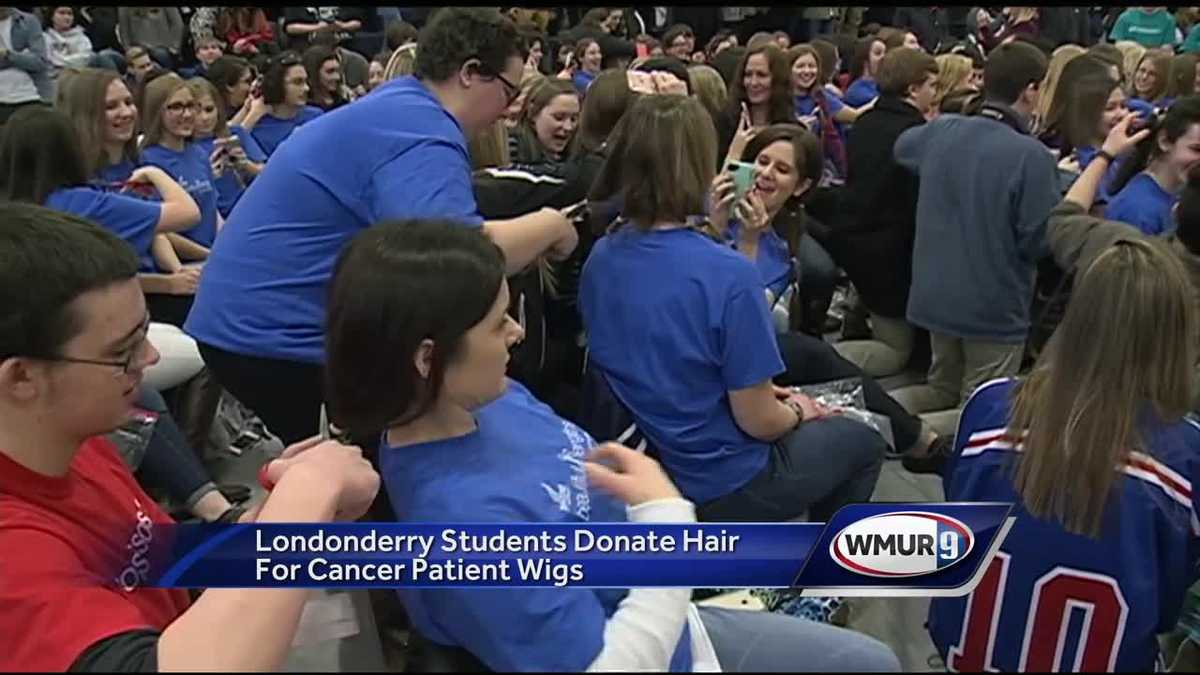 Londonderry High School Students Donate Hair For Wigs For