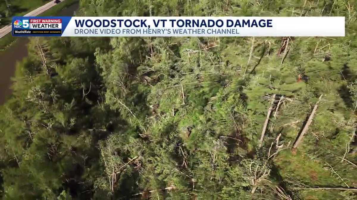 Cleanup efforts underway after tornado touches down in Woodstock, Vermont