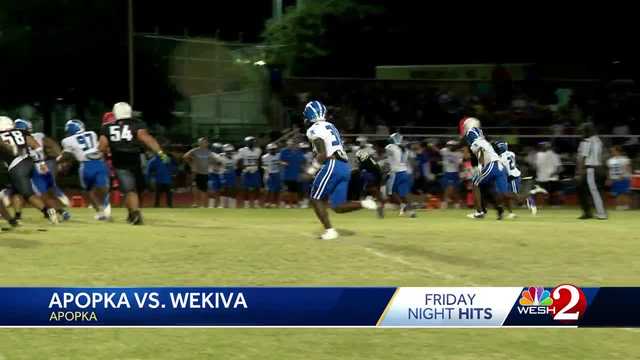 Apopka wins 20-16 over Wekiva