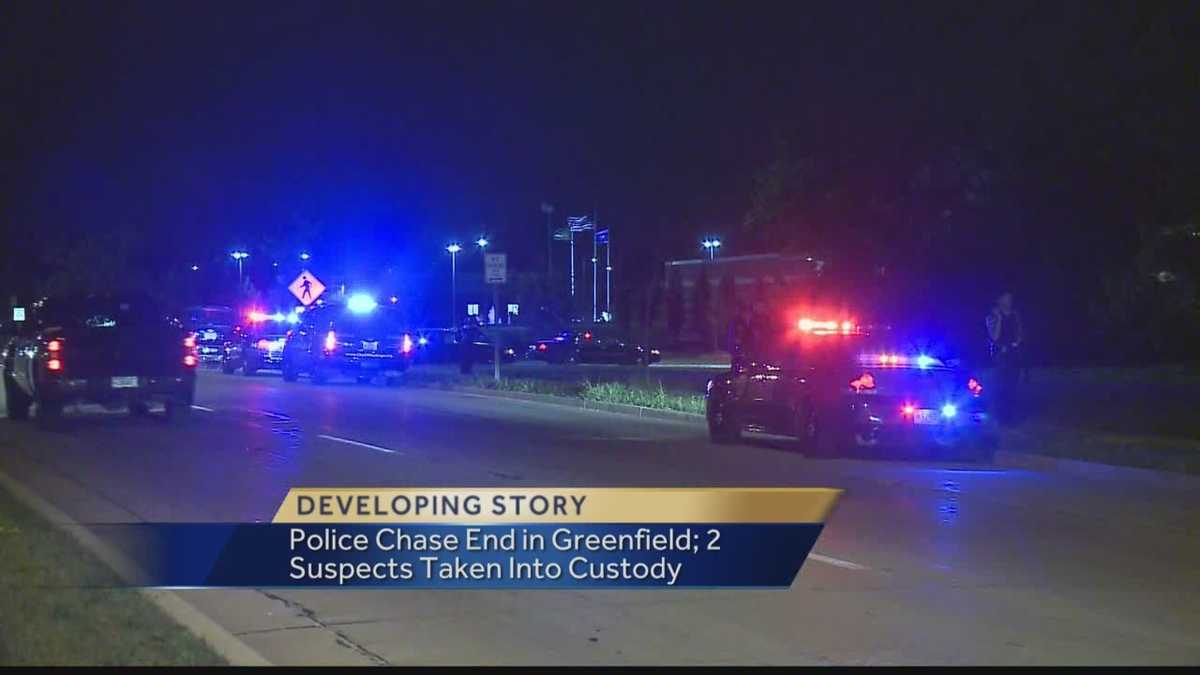 Police chase ends with 2 in custody in Greenfield