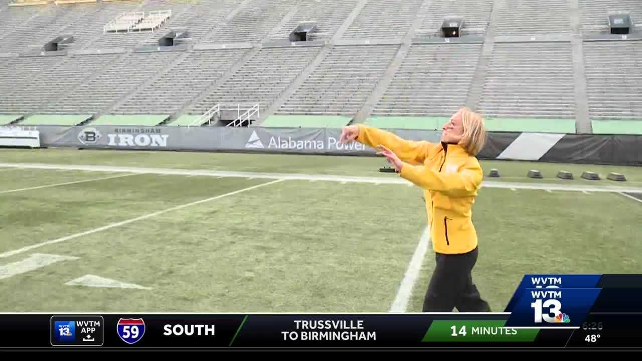 WVTM 13 Morning Anchors Play Iron Football