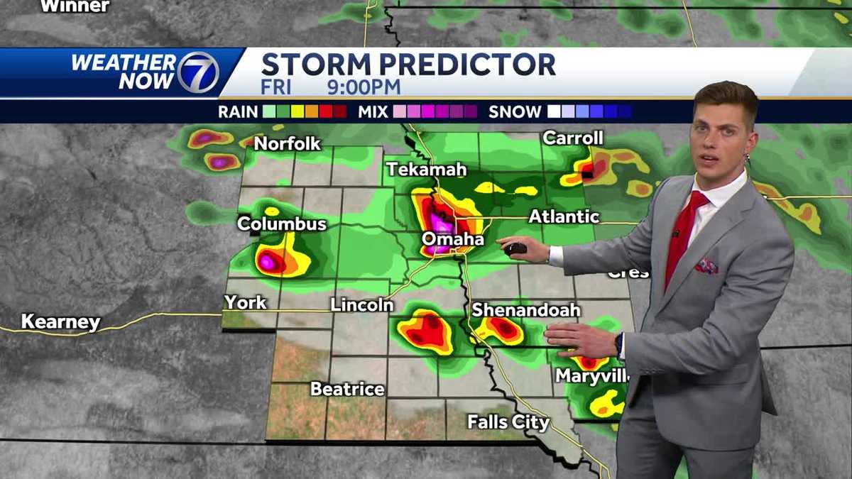 Thursday, June 6th: Strong to severe storms on Friday evening