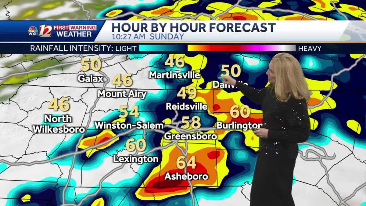 Rain Likely for Sunday Morning, Isolated Storms Early & Windy