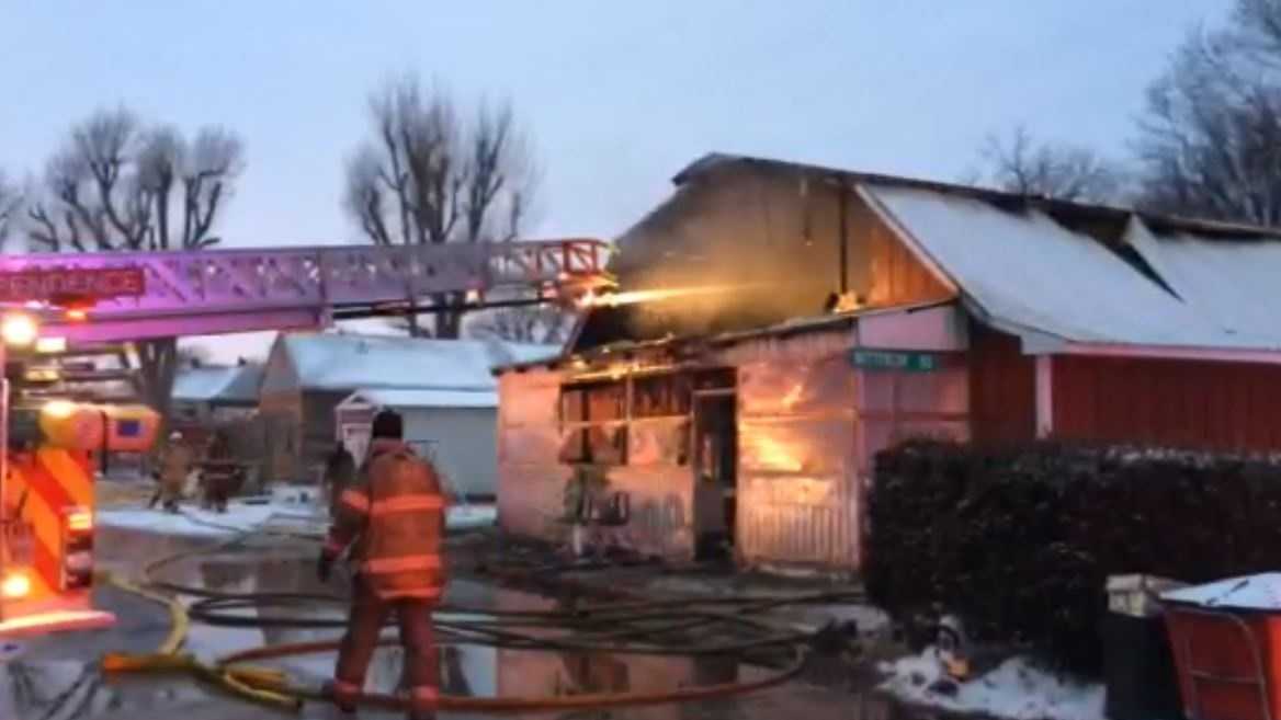 House fire in Independence