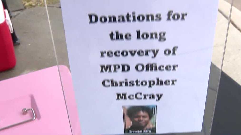 Cudahy community supports injured Milwaukee officer with fundraiser