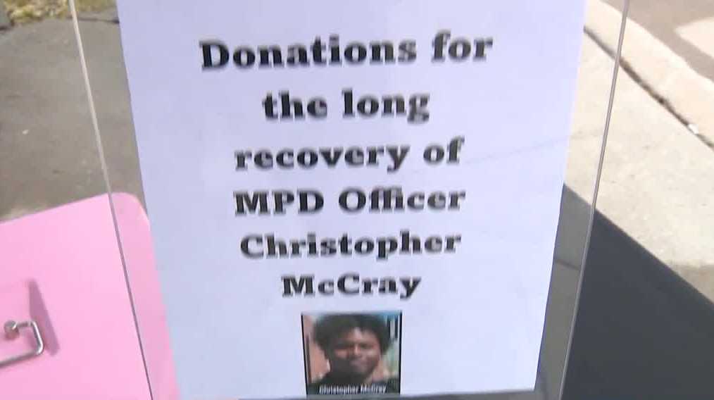 Cudahy community supports injured Milwaukee officer with fundraiser