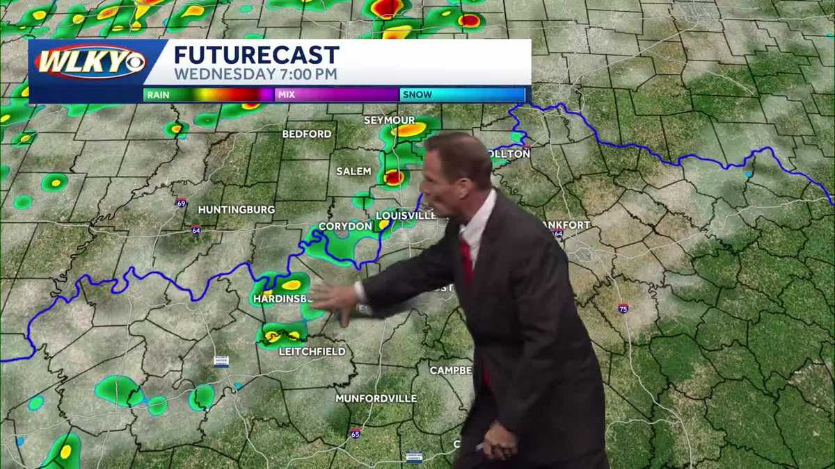Scattered shower chances going up through Thursday