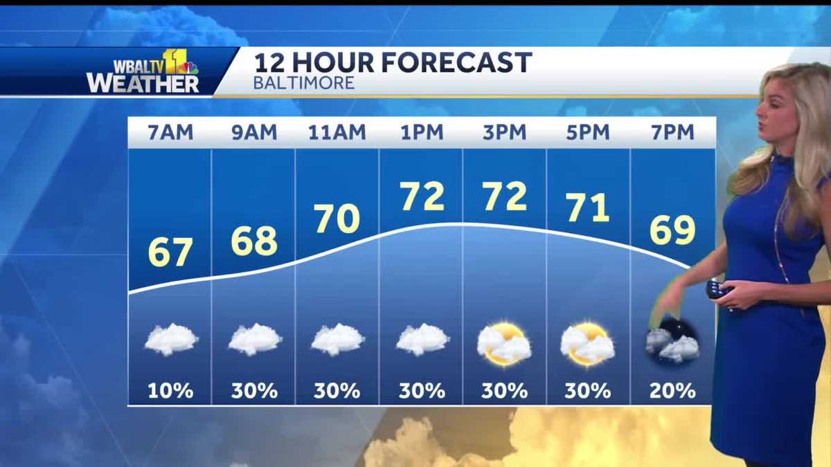 Cloudy With A Few Showers Possible Sunday