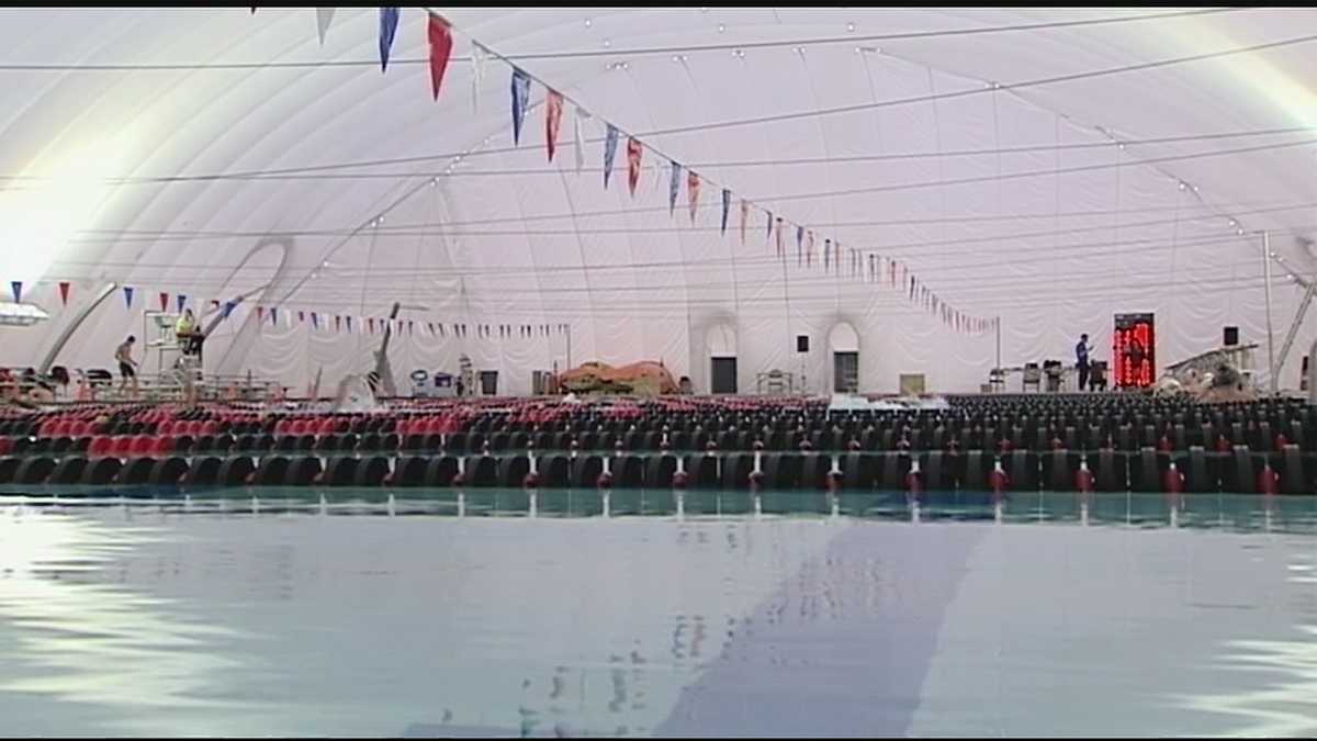 Springfield Twp. YMCA opens outdoor pool with unique bubble dome