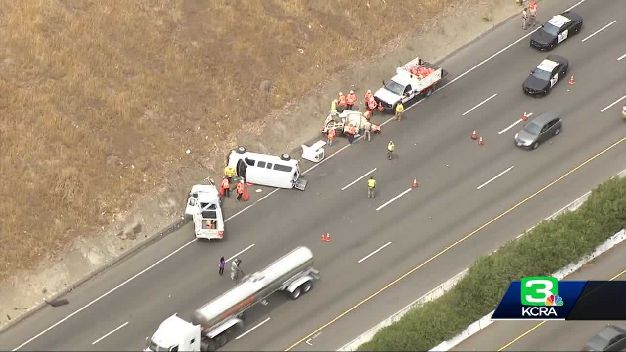 Caltrans Employees Injured In I-80 Crash