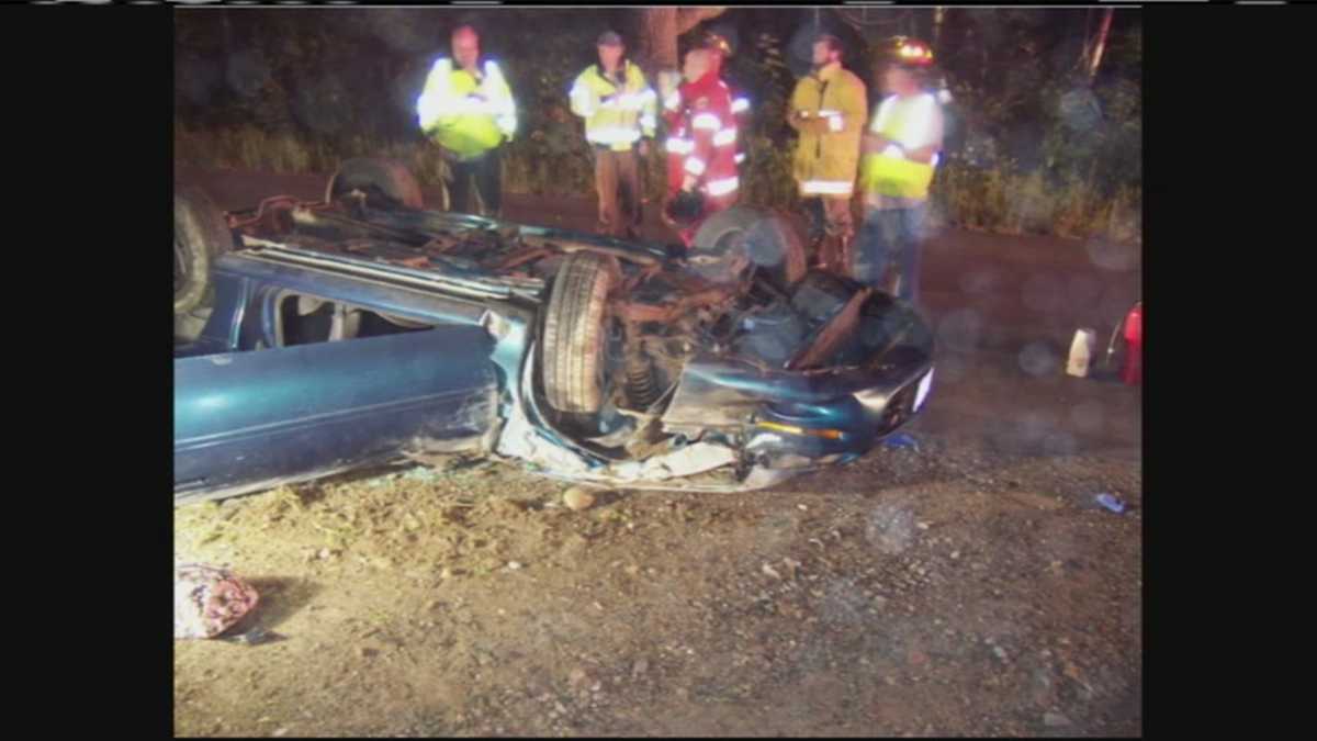 Five teenagers survive nasty wreck in Boothbay