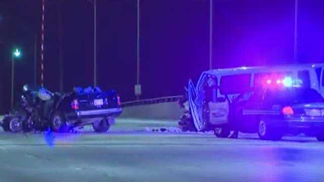 Several injured in Hanover Street Bridge crash