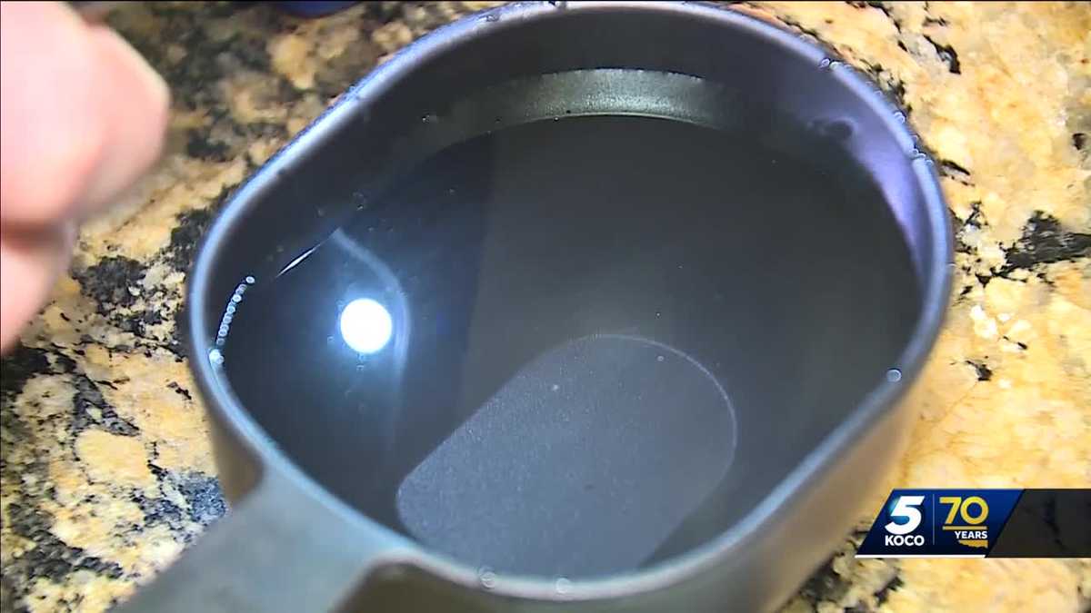 OKC resident drinking from tap after oily film found on water