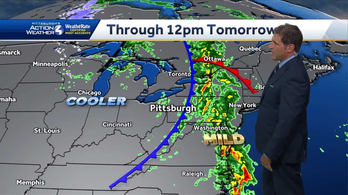 Mostly cloudy and mild for Wednesday