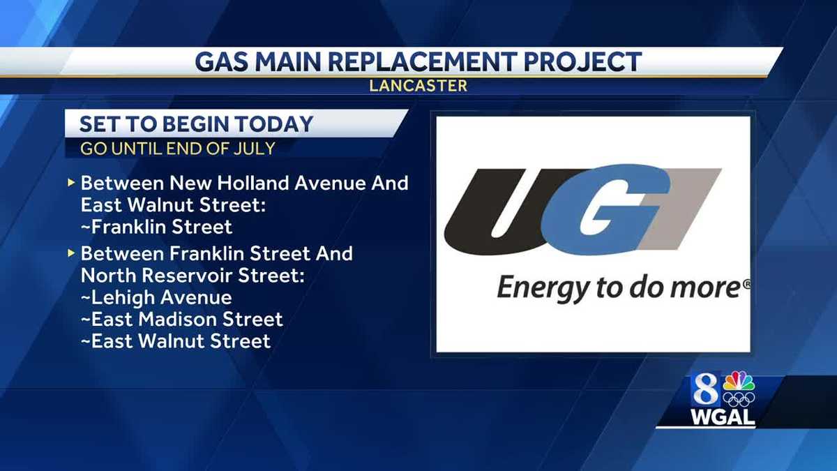 UGI improvement project to impact traffic in Lancaster, Pa.
