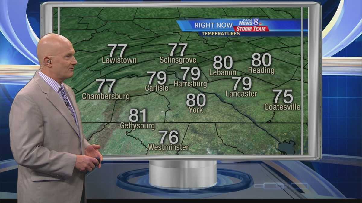 Joe's weekend forecast: Isolated showers, temps in the 80s