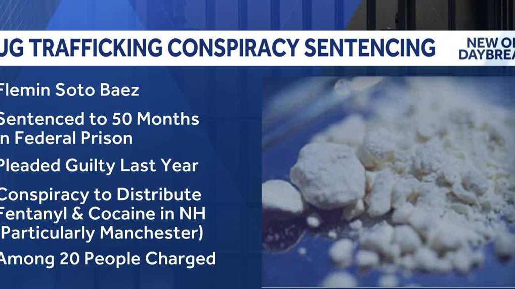 Mass. man sentenced in New Hampshire drug trafficking conspiracy