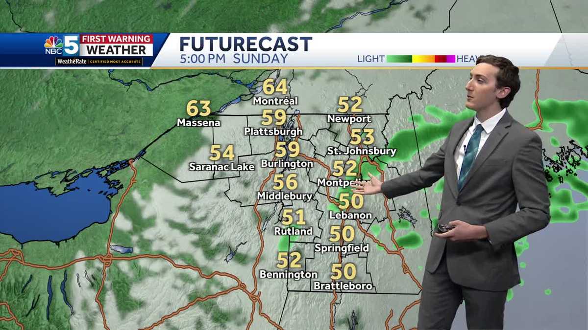 Vermont, Northern New York weather forecast for June 3-4, 2023