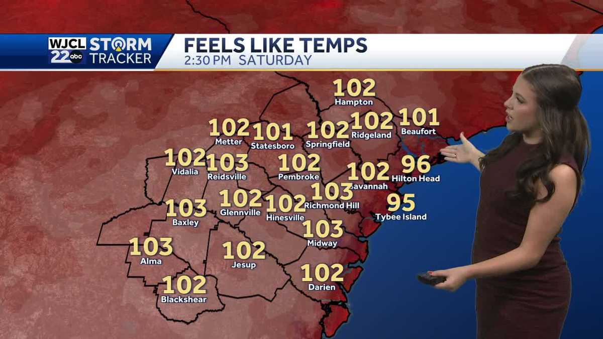 Hot conditions through the weekend with scattered storms