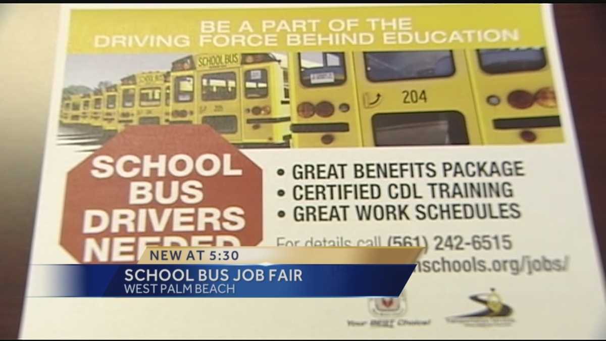 School bus job fair held