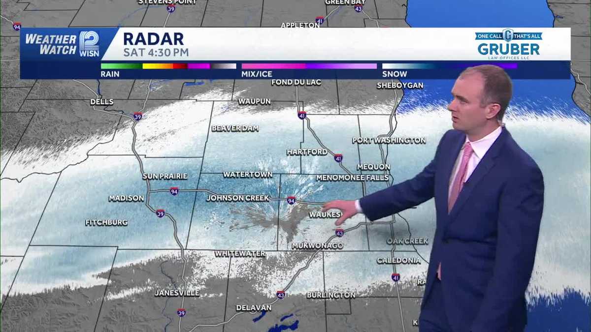 Weather: Tracking Evening Snow